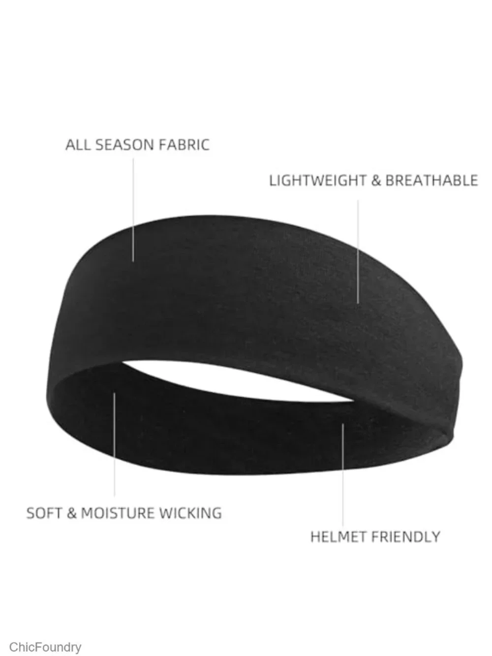 Women's Soft Fabric Headbands 9 Pack Elastic Non-Slip Hair Accessories